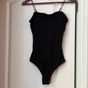 Black ribbed jumpsuit